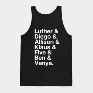 Umbrella Academy - Names Tank Top